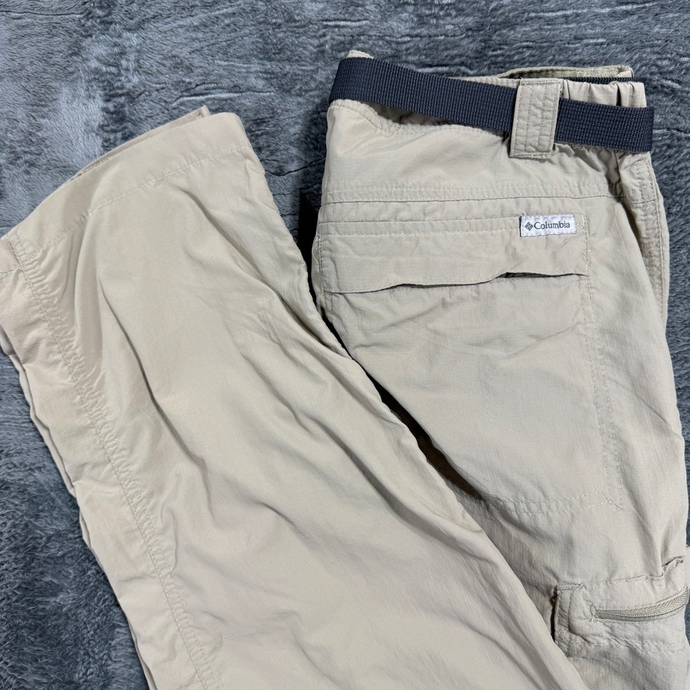 Columbia Silver Ridge Convertible Cargo Pants Mens 36x30 Tan XM0102